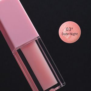 Aceite labial personalizado MLM con purpurina que cambia de color, marca privada, voluminizador, brillante, vegano, maquillaje de belleza, cosmético. - Product Image 1