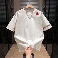 T-shirt Premium Homme 2026 100% Coton Doux Respirant Léger Anti-boulochage Durable Confortable Toute la Journée Décontracté Manches Courtes