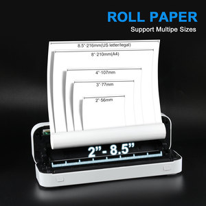 Impresora Térmica Portátil Ligera HZTZ <span class=keywords><strong>de</strong></span> 8 Pulgadas, Mini Impresora Térmica Multiformato <span class=keywords><strong>de</strong></span> 304dpi para Fotos, <span class=keywords><strong>Tatuajes</strong></span> y A4 - Product Image 5
