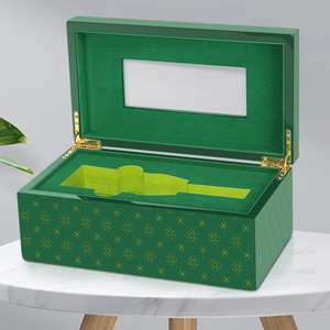 Nueva Caja de Perfume Rectangular de Madera TIMBER con Acabado Brillante Tipo Piano, Hecha a Mano, para Cuidado Personal, Regalo Artesanal, Marca DS, Modelo Personalizado - Product Image 3