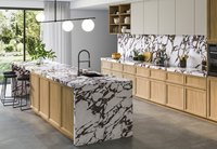 Comptoir de luxe Offre Spéciale Calacatta Viola Quartz artificiel Cristallo Quartzite