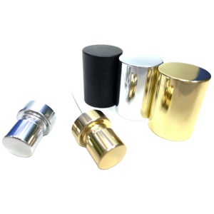 Hot selling 13mm 15mm 18mm 20mm 24mm Silver Gold Black Aluminum Perfume Spray Cap (NS31)