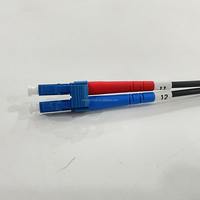 12 Core G657A1 5.0mm OD LSZH Jacket FTTA Multifiber Fanout Armored LC UPC Fiber Optic Patch Cord pour Station de Base Extérieure