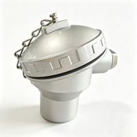 Tête de thermocouple KNE avec vis et rondelles en acier inoxydable pour câblage industriel et protection contre l'humidité et la poussière