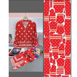 Confortable respirant été printemps soie Satin transfert de chaleur impression pyjamas 100% col à revers cranté personnalisable - Product Image 6