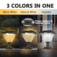 Lampe murale extérieure étanche IP65 lumière de sécurité solaire avec éclairage LED pour les lumières solaires de jardin de voie de cour
