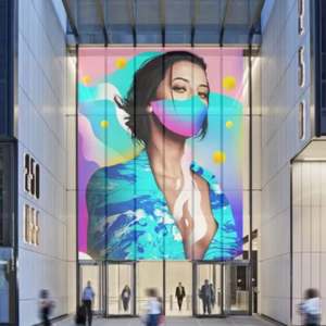 Panneau LED intérieur P10 Affichage mural vidéo flexible et transparent pour les médias publicitaires Concerts Texte de fonctionnalité SDK évalué IP65 - Product Image 5