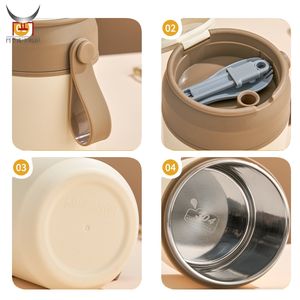 Taza de yogur personalizada para <span class=keywords><strong>desayuno</strong></span>, tarro de comida, vaso, taza de sopa de viaje, <span class=keywords><strong>tazas</strong></span> aisladas, portátil, de acero inoxidable 304 - Product Image 6