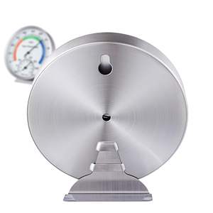 Termômetro Higrômetro de Aço Inoxidável de 5 Polegadas para Uso Interno e Externo - Product Image 4