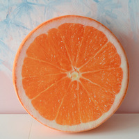 Bantal sofa buah lucu 3D kreatif, bantal lempar simulasi mewah semangka Kiwi bantal kursi mainan cangkang Dekorasi Rumah