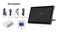Appareils de navigation portables de 7 pouces avec CarPlay sans fil, navigation vocale Android, angle d'affichage réglable, interface utilisateur rotative, lecteur multimédia pour voiture