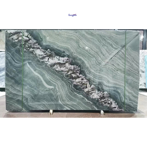 Mármol Natural de Lujo Ita Creen, Cuarcita Verde, Aspecto de Mármol, Losa para Paredes Interiores, Losa de Mármol Verde Pulido - Product Image 1