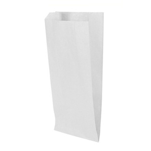 Sacchetti di Carta Kraft Bianca 17x38 Cm per Imballaggio e Trasporto Alimenti - Product Image 1