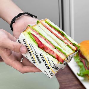 Custom Design Printed Greaseproof Food <b>Wrapping</b> <b>Paper</b> Hamburger Oil Proof Packaging <b>Paper</b> Sandwich Food Grade Packaging <b>Paper</b> - Product Image 6