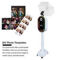 Новинка! Фотобудка Magic Mirror 15,6 дюймов с RGB-подсветкой и встроенным вентилятором охлаждения, камера для селфи, фотобудка DSLR для мероприятий
