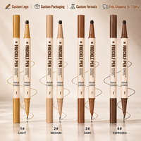 Stylo à taches de rousseur waterproof double embout vegan à séchage rapide longue tenue pour maquillage visage marque privée