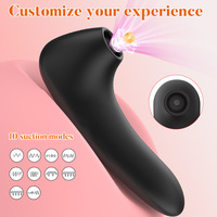 Mini masseur à succion, 10 vibrations, masturbateur rechargeable, stimulation du clitoris, contrôle à une touche, jouet sexuel pour adultes