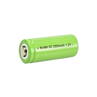 Batterie rechargeable NiMH SC 1,2 V à décharge rapide pour outils électriques, aspirateurs, jouets – Personnalisation OEM disponible
