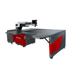 Accutek Hiệu Quả Cao <span class=keywords><strong>CNC</strong></span> Thư Vỏ Thợ Hàn 500W/300W Yag Máy Hàn Laser Cho Quảng Cáo Nhôm Logo - Product Image 1