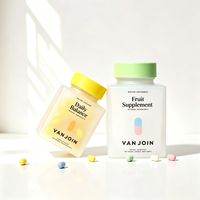 Bouteille en verre carrée de qualité alimentaire pour vitamines, 100 ml, 150 ml, 180 ml, avec bouchon à vis, conteneur alimentaire transparent personnalisé, emballage en verre pour compléments alimentaires