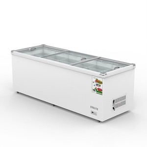 <span class=keywords><strong>Congélateur</strong></span> coffre miniature à température unique pour la crème glacée Petit <span class=keywords><strong>congélateur</strong></span> Vitrine de supermarché Réfrigérateur Porte coulissante en verre - Product Image 4