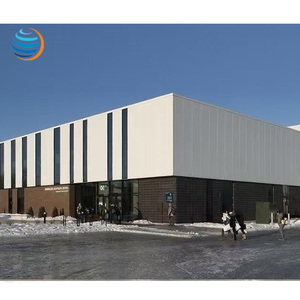 现代设计大跨度金属预制钢制仓库建筑预制车库和棚屋结构 - Product Image 4