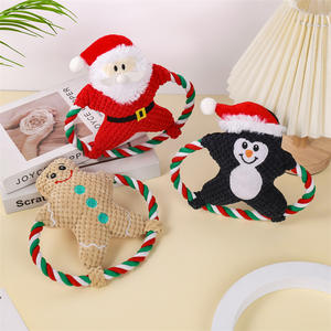 Noel Pet için yavru eğitim sınır ötesi interaktif eğlenceli için çevre dostu oyuncak Golden Retriever peluş oyuncak köpek - Product Image 1