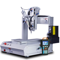 Robot distributeur automatique de colle AB pour circuits imprimés CNC, machine de distribution de précision de bureau, composant moteur principal, garantie 1 an