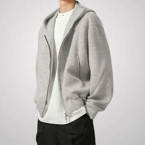 Chaqueta Deportiva Informal para Hombre, Diseño Nuevo, de Alta Calidad, 100% Algodón, Gruesa, con Cierre, Estilo Corto - Product Image 1