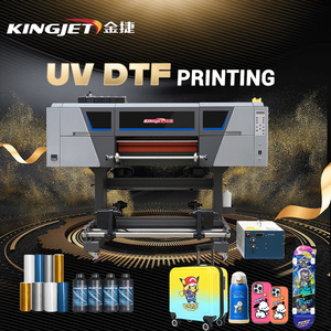 Kingjet A3 <strong>UV</strong> DTF Printer <strong>UV</strong> <strong>Label</strong> Printing Phone Case Bottle <strong>Machine</strong> <strong>UV</strong> Direct-To-Film Roll-to-roll Printer - Product Image 1