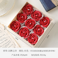 3D Rosen-Pfingstrosen-Kerze Farbverlauf Rauchfreie Geburtstagskerze Valentinstag Hochzeitskerze Dekoration Umweltfreundliches Material