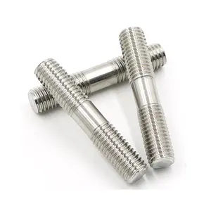 custom din975/din835/din939 m1-m8 headless full /double end threaded rod/stud/bar/bolt