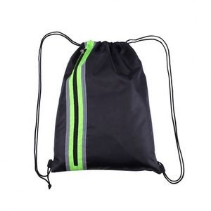 Custom <b>Drawstring</b> <b>Backpack</b> Sports Bag for Gym Reflective Custom <b>Drawstring</b> <b>Backpack</b> with logo Advertising Gifts - Product Image 6