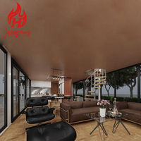 Villa préfabriquée de haute qualité de 20 pieds et 40 pieds entièrement meublée pour la vie, maison de campagne préfabriquée, cabane préfabriquée