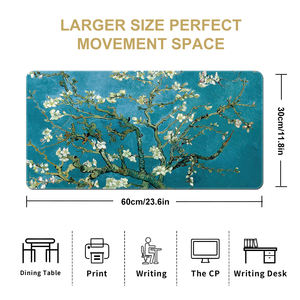 Alfombrilla <span class=keywords><strong>de</strong></span> ratón grande <span class=keywords><strong>Van</strong></span> <span class=keywords><strong>Gogh</strong></span>'s Almond Tree Blossoms, alfombrilla <span class=keywords><strong>de</strong></span> ratón <span class=keywords><strong>de</strong></span> goma para juegos <span class=keywords><strong>de</strong></span> ordenador, alfombrilla <span class=keywords><strong>de</strong></span> escritorio con borde <span class=keywords><strong>de</strong></span> bloqueo <span class=keywords><strong>de</strong></span> CS GO LOL, alfombrilla <span class=keywords><strong>de</strong></span> escritorio - Product Image 2