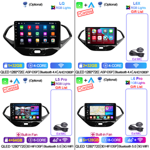 Lehx L6 Pro 8Core 4G + 5G Wifi DSP Xe Đài Phát Thanh Stereo Đa Phương Tiện Cho Ford Figo 2015 - 2018 <span class=keywords><strong>Android</strong></span> 13 GPS Navi Carplay Tự Động - Product Image 4
