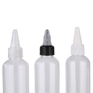 Vente en gros de flacons compte-gouttes pour cheveux en plastique transparent avec bouchon à vis, contenants applicateurs d'huile capillaire de 30 ml, 50 ml, 60 ml, 100 ml, 120 ml - Product Image 3