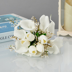 S0272R New Style Personality New Design Characteristic champagne Hydrangea Bride High-end Wedding Bouquet - Product Image 4