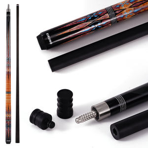 Taco de billar estándar de fibra de carbono <span class=keywords><strong>Real</strong></span>, estructura de dos piezas de 58 pulgadas, interfaz de acero inoxidable con punta de 11,5mm y 12,5mm - Product Image 4