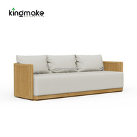 Luxuriöses Teakholz-Gartensofa-Set für Villa, Resort und Hotel - Hochwertige Outdoor-Möbel für Gewerbeprojekte