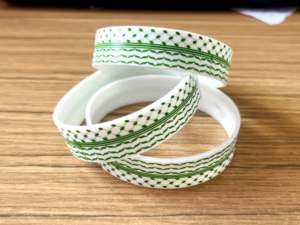 パレスチナのシリコーンリストバンド、グリーンKuffiyehシリコーンリストバンド、パレスチナのためのスイカブレスレット - Product Image 6