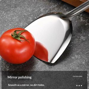 Kitchen Accessories Wooden Pattern Handle Soup Ladle Slotted Spoon Slotted Ladle Cooking Tools Stainless Steel Kitchen Utensil - Product Image 5