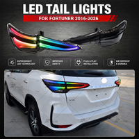 Auto RGB LED Rückleuchten für Toyota Fortuner 2016-2026, Handygesteuert, Links & Rechts Paar Direkt Anschließbare Rückleuchten
