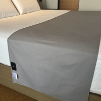 Tissu en coton métallisé à fibres d'argent conductrices, tissé à carreaux, teint en fil, satiné, 103 GSM, pour draps de mise à la terre