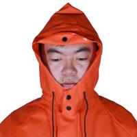 Ventes directes du fabricant PVC épaissi imperméable coupe-vent pêche élevage cyclisme travail veste Poncho-Style garçons militaire
