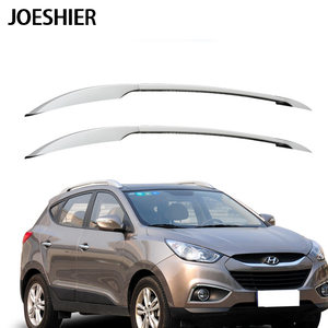 Portaequipajes de techo para coche 4x4 JOESHIER, para Hyundai IX35, barras laterales de aluminio para rieles de techo. - Product Image 1