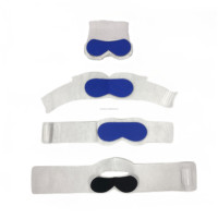 Couvre-yeux jetable pour bébé Masque pour les yeux de photothérapie Tissu élastique non tissé Conception à pois de style uni pour les soins néonatals
