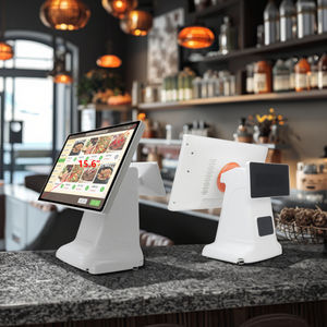 Commercio all'ingrosso 15.6 pollici singolo doppio Display sistema Pos al dettaglio registratore di cassa per ristorante supermercato con Display del cliente - Product Image 1