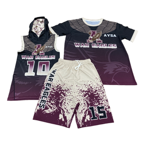 Maillots de football 7 contre 7 PURE à capuche, amples et compressifs, personnalisés, pour le flag football, sans manches, à compression - Product Image 6