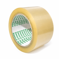 Ruban adhésif BOPP ultra-transparent simple face 70 mm x 100 m, ruban d'emballage industriel durable, adhésif acrylique puissant, rouleau de ruban d'expédition